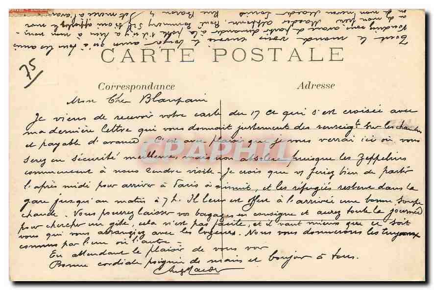 CPA Paris Le Pont Neuf et la Cite  — Rückseite