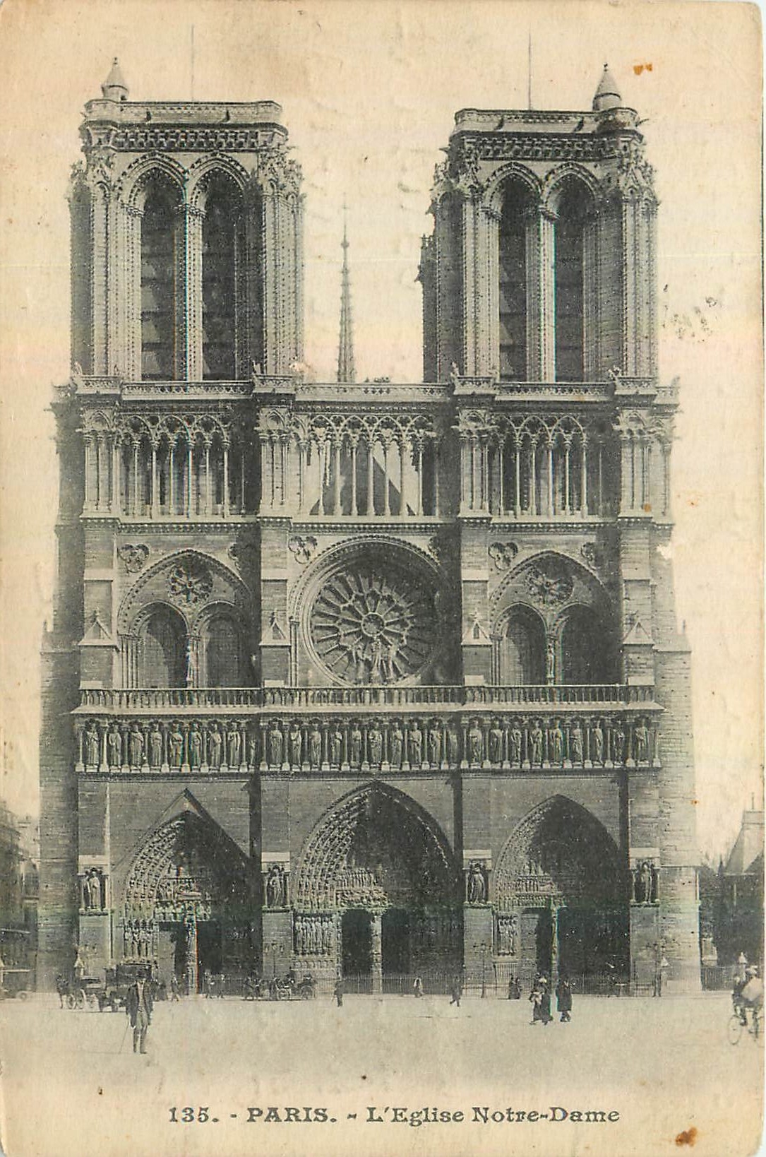 CPA Paris l'Eglise Notre Dame 