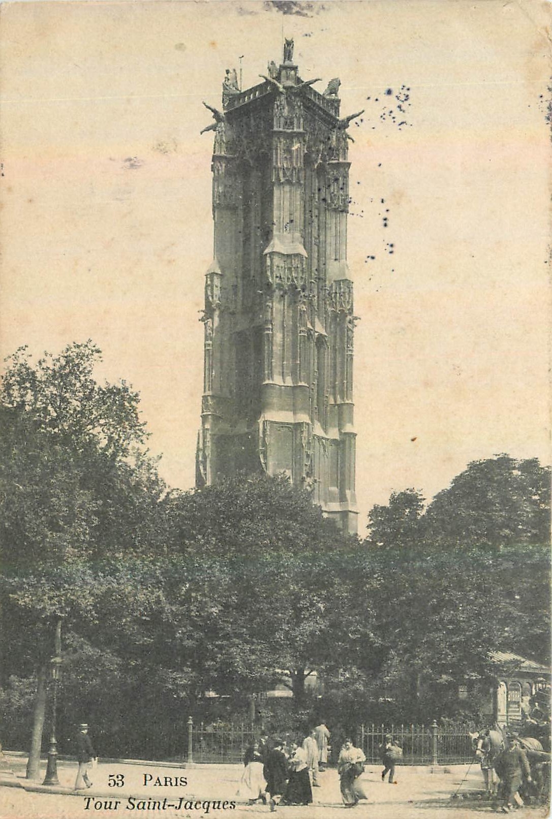 CPA Paris Tour Saint Jacques 
