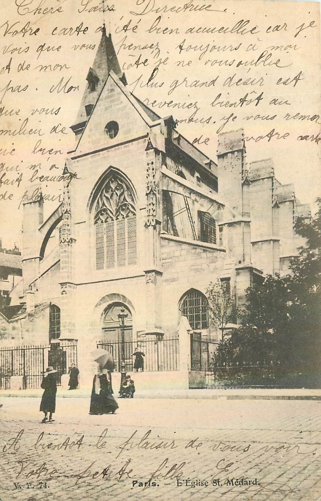 CPA Paris L'Eglise St Medard 