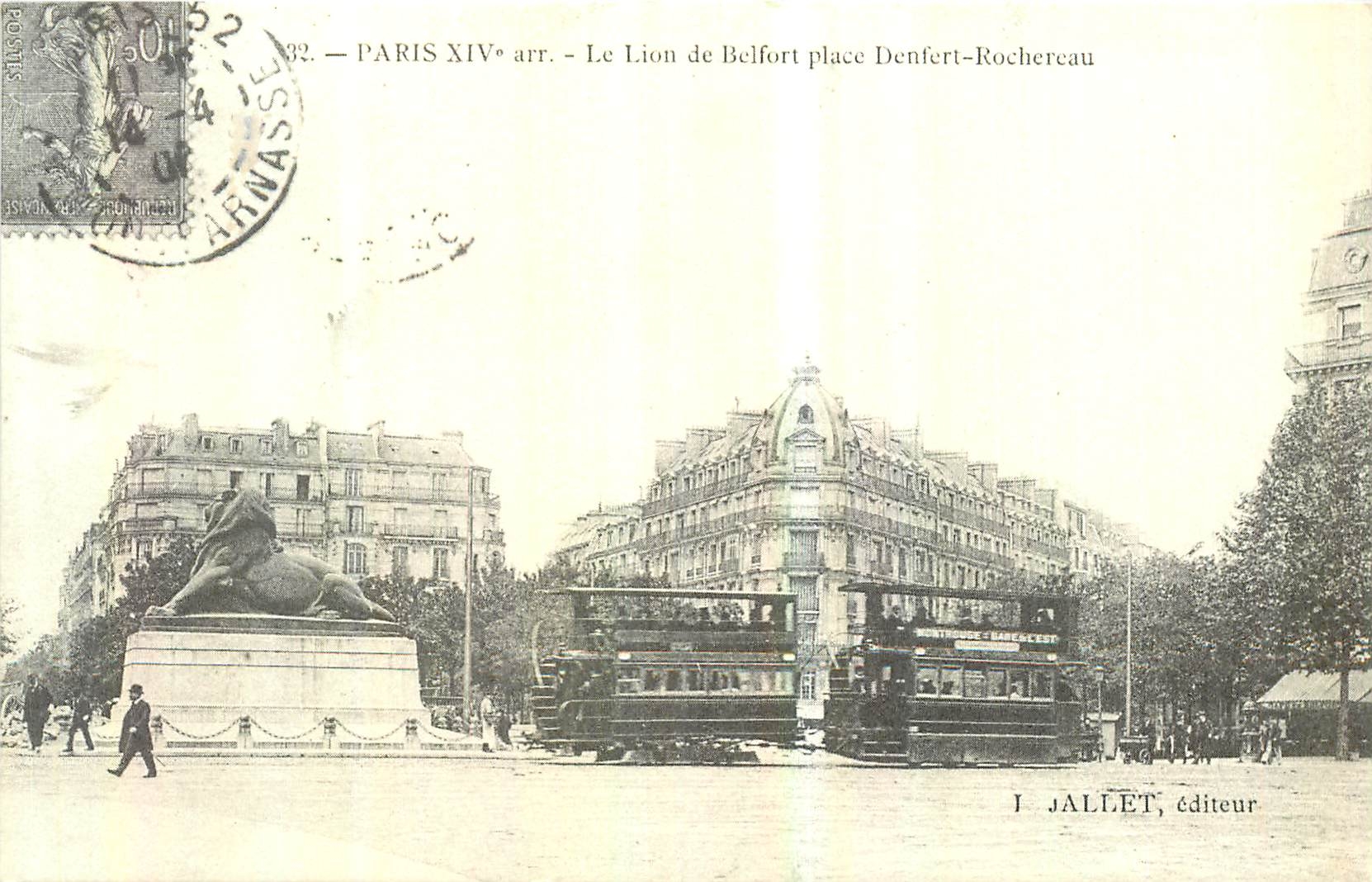 REPRO Paris Le Lion de Belfort place Denfert Rochereau 