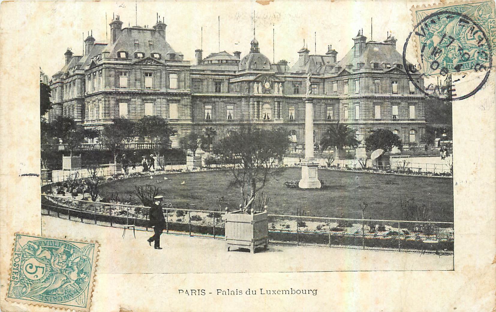 CPA Paris Palais du Luxembourg 