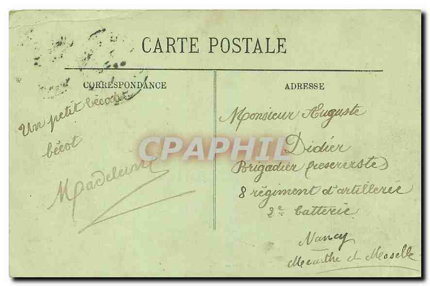 CPA Paris Le Parc Monceau La Naumachie  — Rückseite