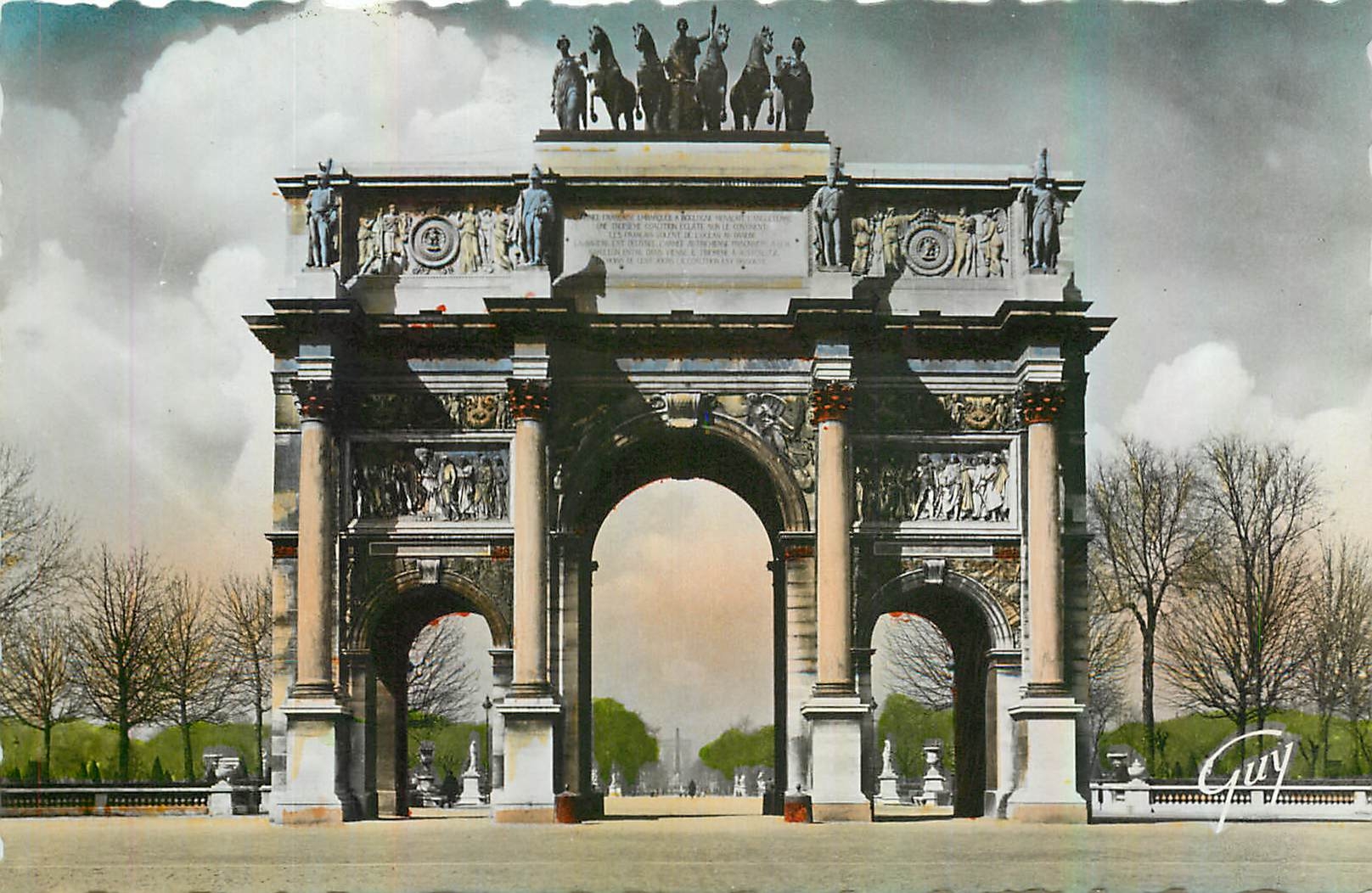 CPA Paris et ses Merveilles Arc de Triomphe du Carrousel 