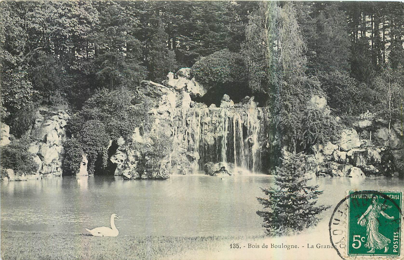 CPA Bois de Boulogne La Grande Cascade 