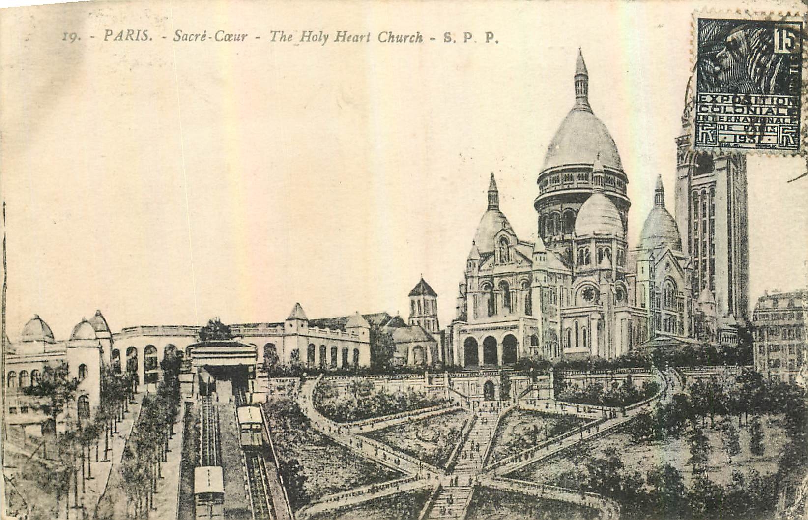 CPA Paris Sacre Coeur 