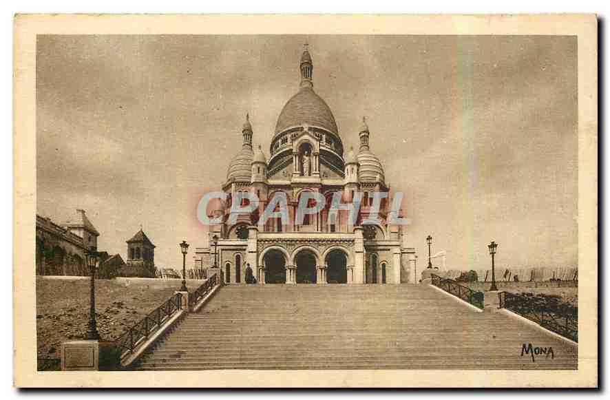 CPA Les Petits Tableaux de Paris Basilique du Sacre Coeur a Montmartre oeuvre de L Magne 