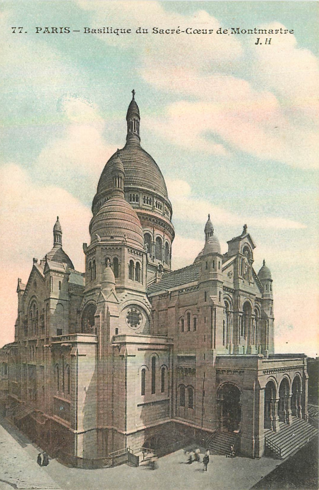 CPA Paris Basilique du Sacre Coeur de Montmartre 
