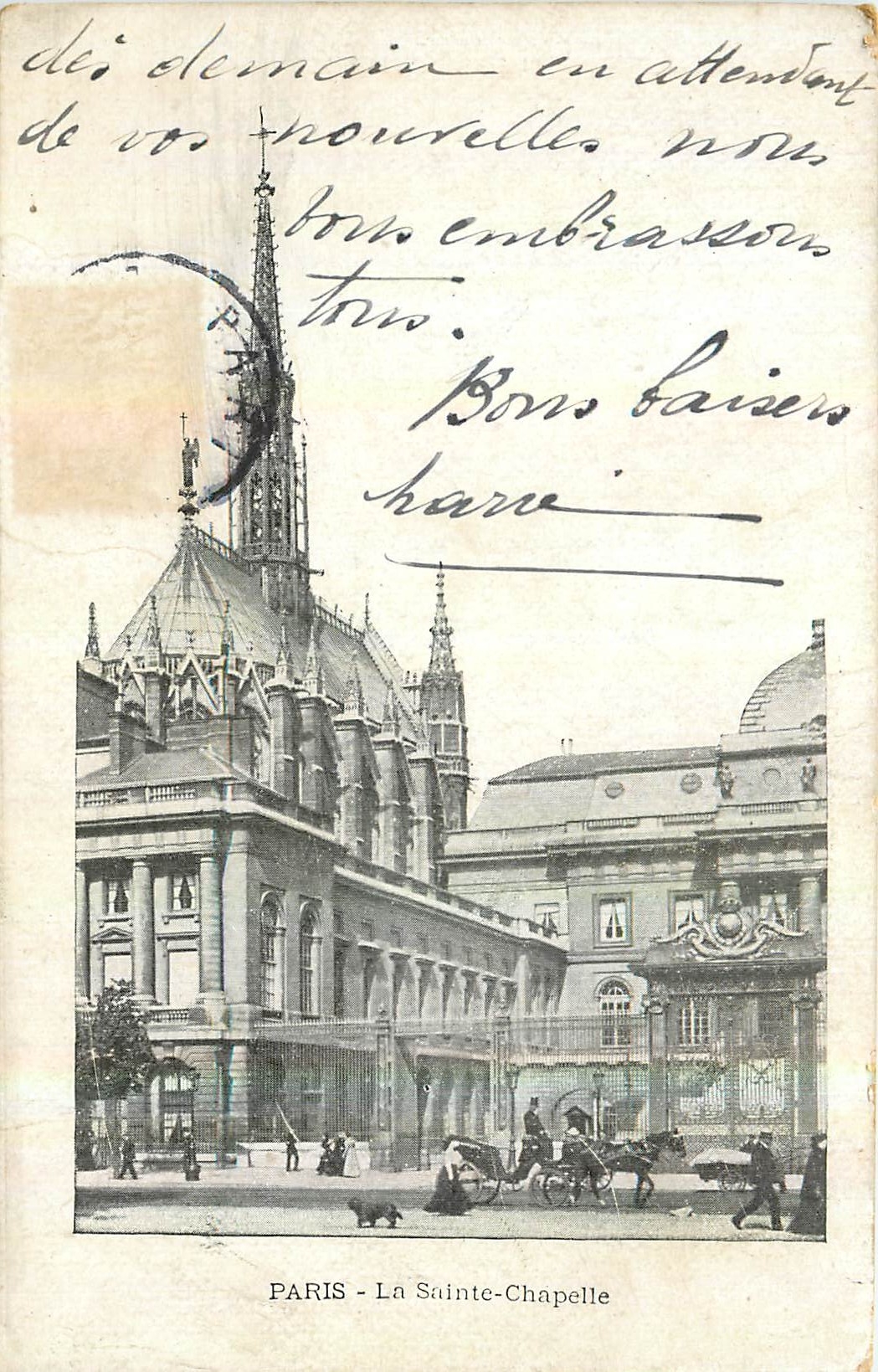 CPA Paris la Sainte Chapelle 