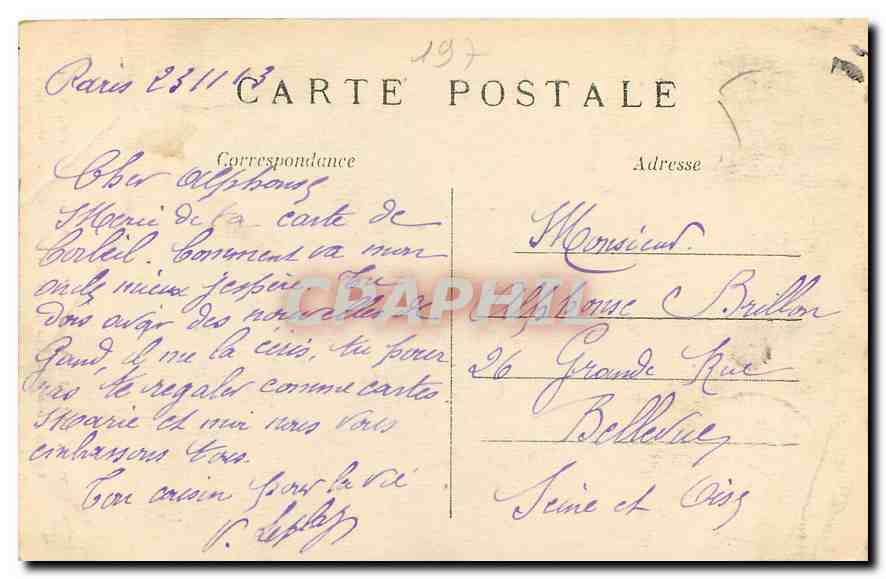 CPA Paris Eglise Saint Etienne du Mont Commencee sous Francois I et terminee sous Louis XIII  — Verso
