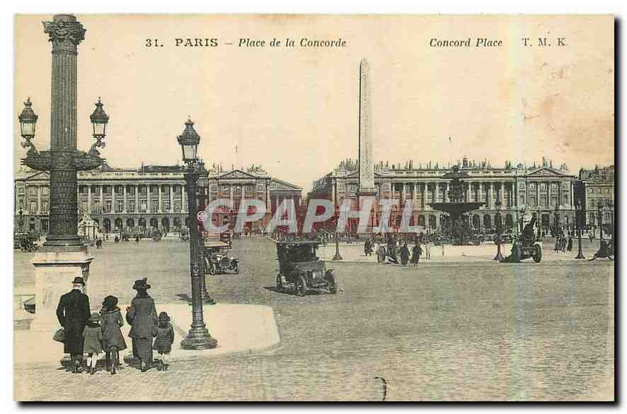 CPA Paris Place de la Concorde 