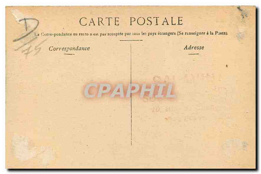 CPA Chocolat Salavin Paris Paris le Senat et le Jardin du Luxembourg  — Rückseite
