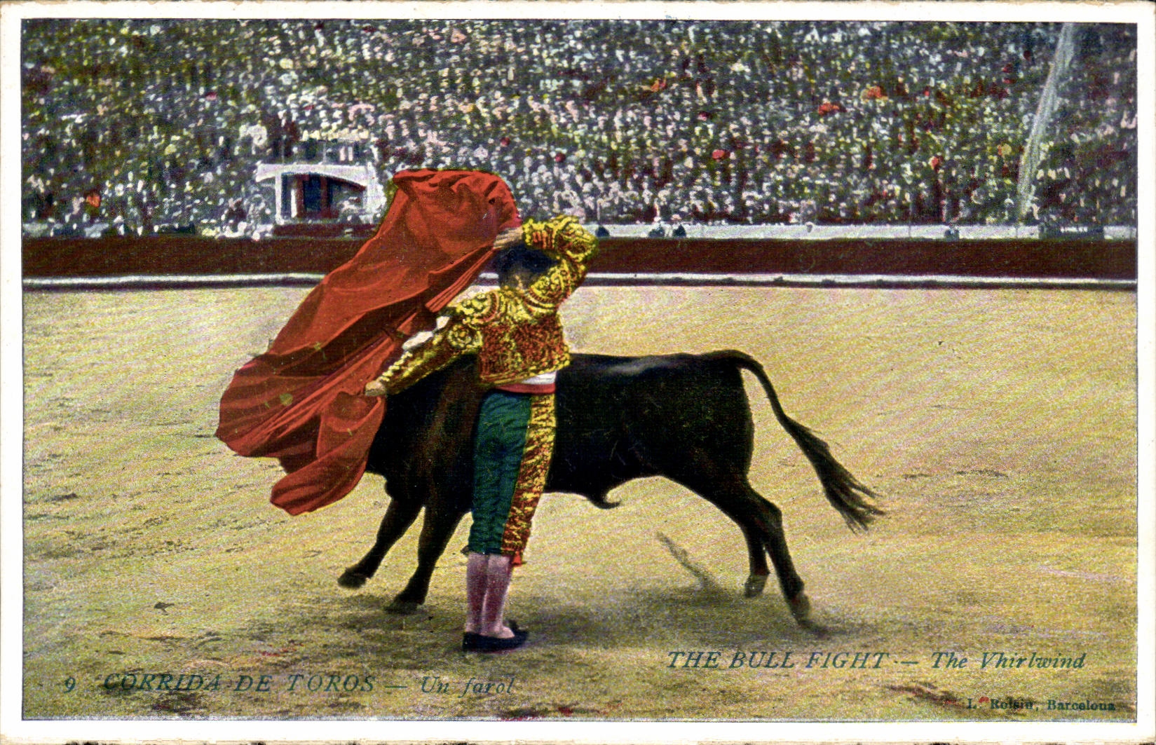 CPA Corrida de Toros Un farol (taureau corrida)