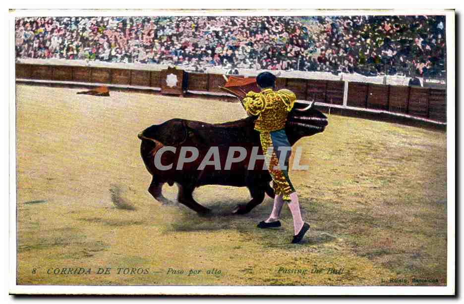 CPA Corrida de Toros Paso por alto (taureau corrida)