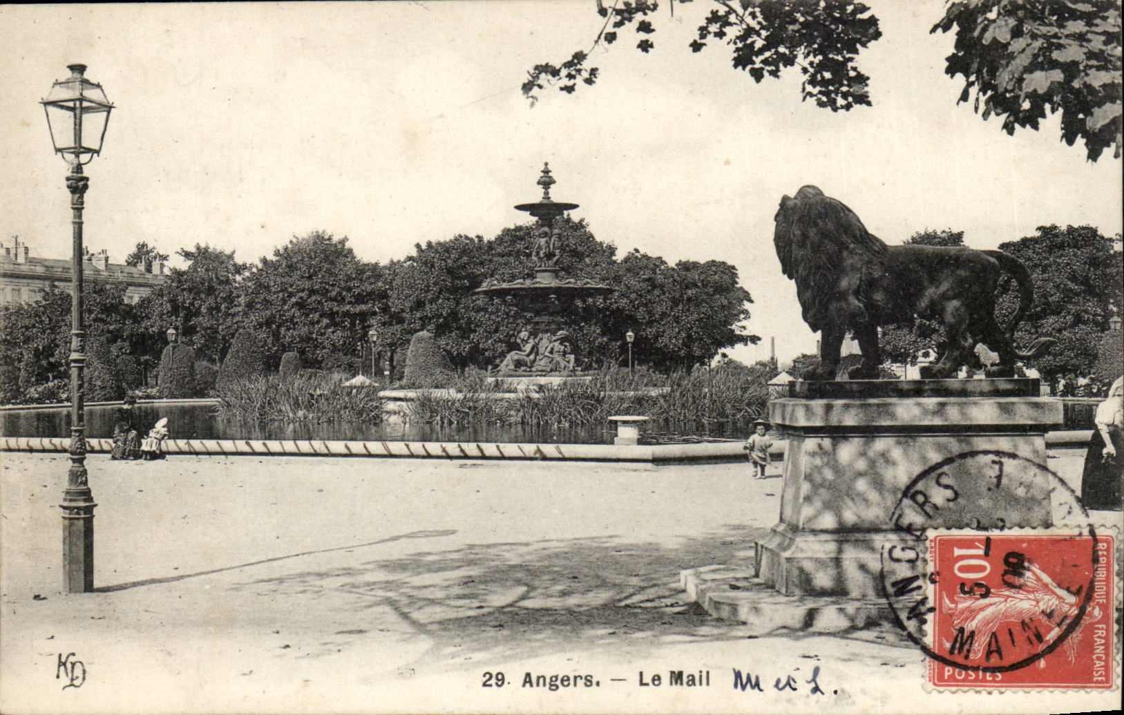 angers CPA Le Mail (lion)