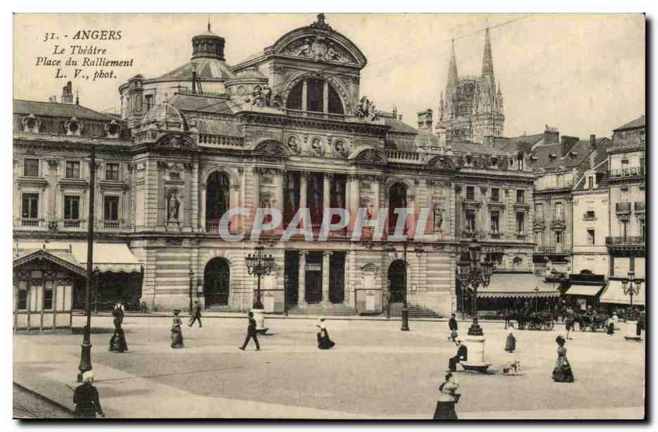 angers CPA Place du Ralliement Le theatre