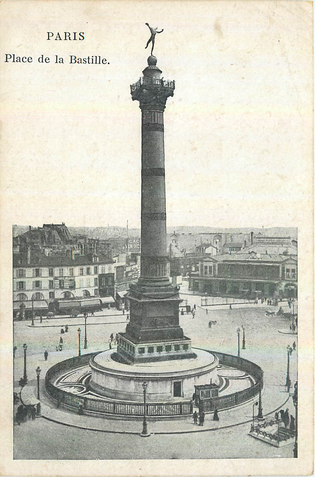 CPA Paris Place de la Bastille 