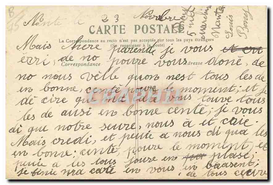 CPA Paris Place de la Bastille  — Rückseite