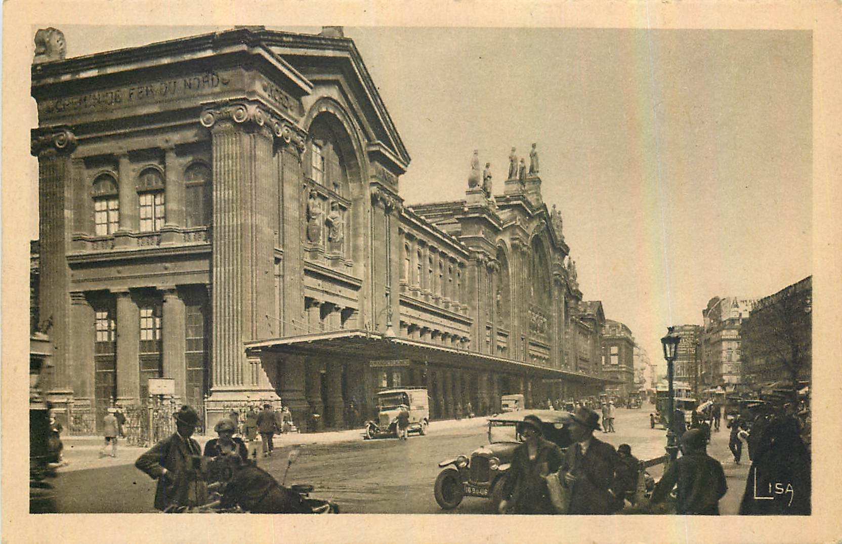 CPA Paris la Gare du Nord 