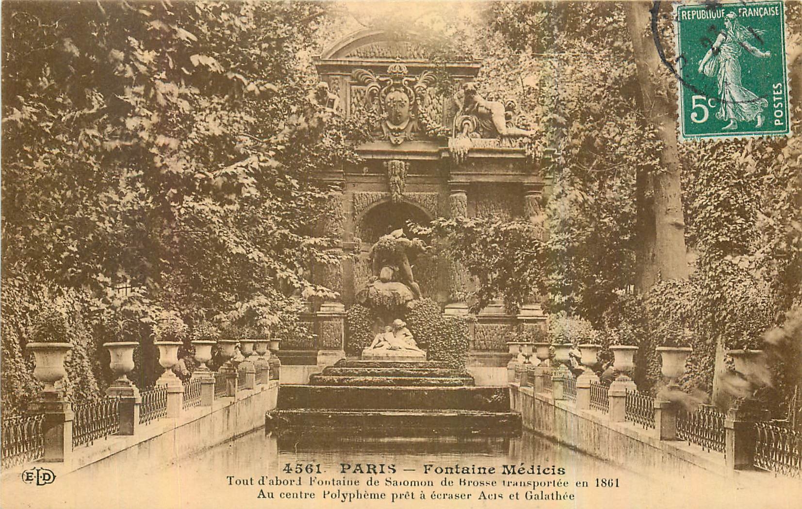 CPA Paris Fontaine Medicis 