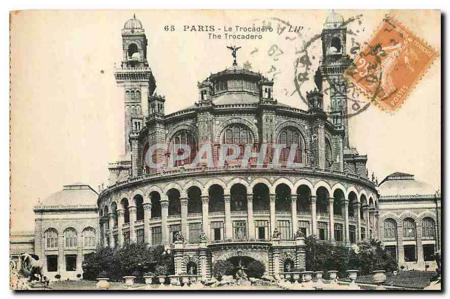 CPA Paris le Trocadero 