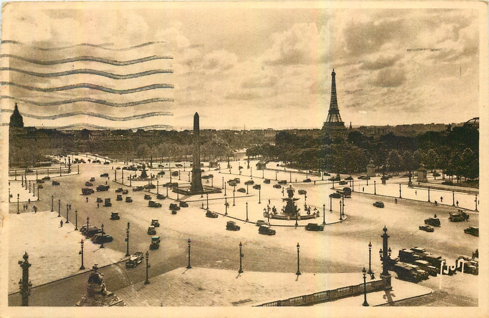 CPA Paris en Flanant Place de la Concorde 