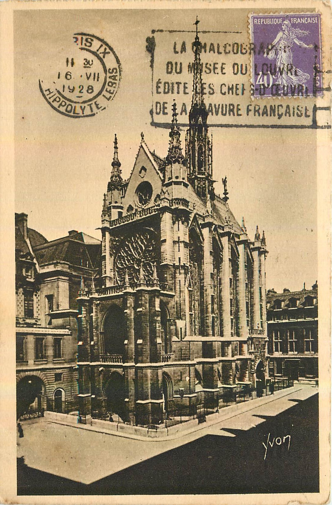 CPA Paris en Flanant la Sainte Chapelle 