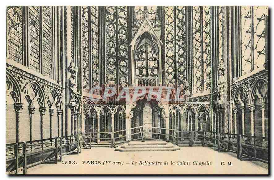CPA Paris 1er arrt le Reliquaire de la Sainte Chapelle 