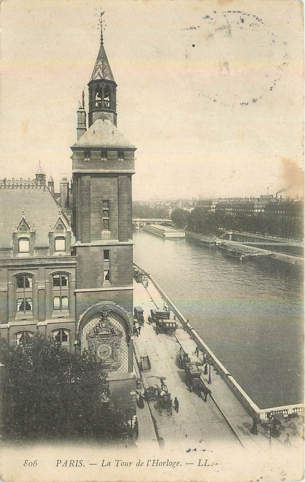 CPA Paris la Tour de l'Horloge 