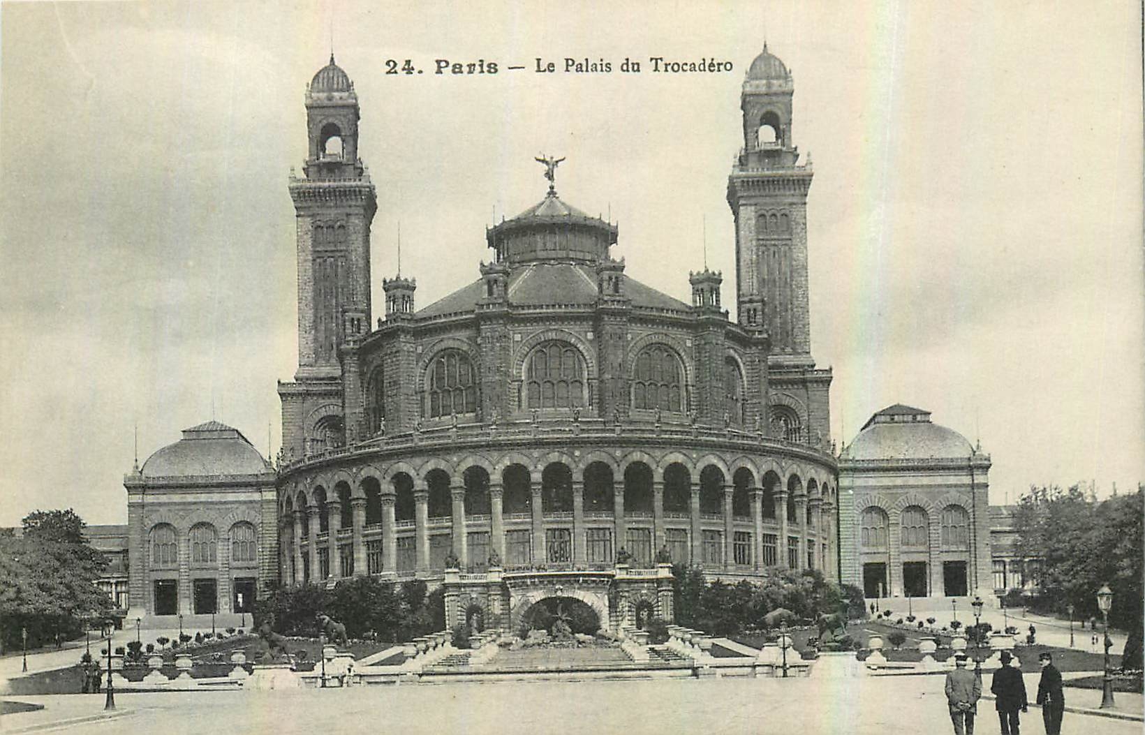 CPA Paris le Palais du Trocadero 