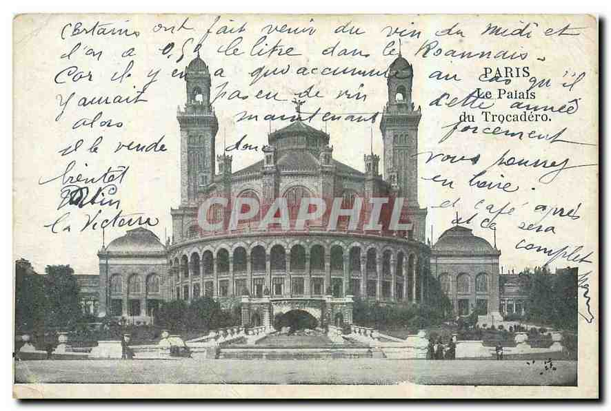 CPA Paris le Palais du Trocadero 