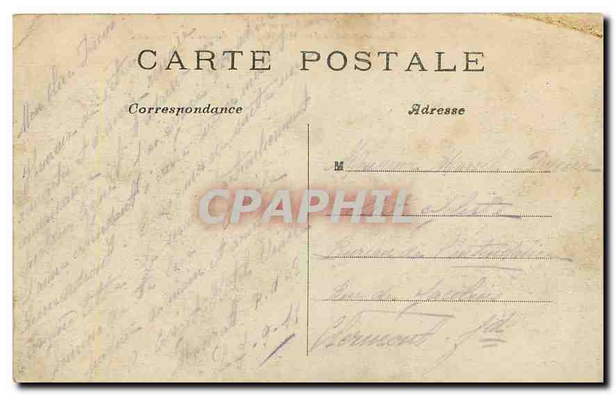 CPA Paris Panorama des Avenues Wagram Hoche et Friedland  — Verso