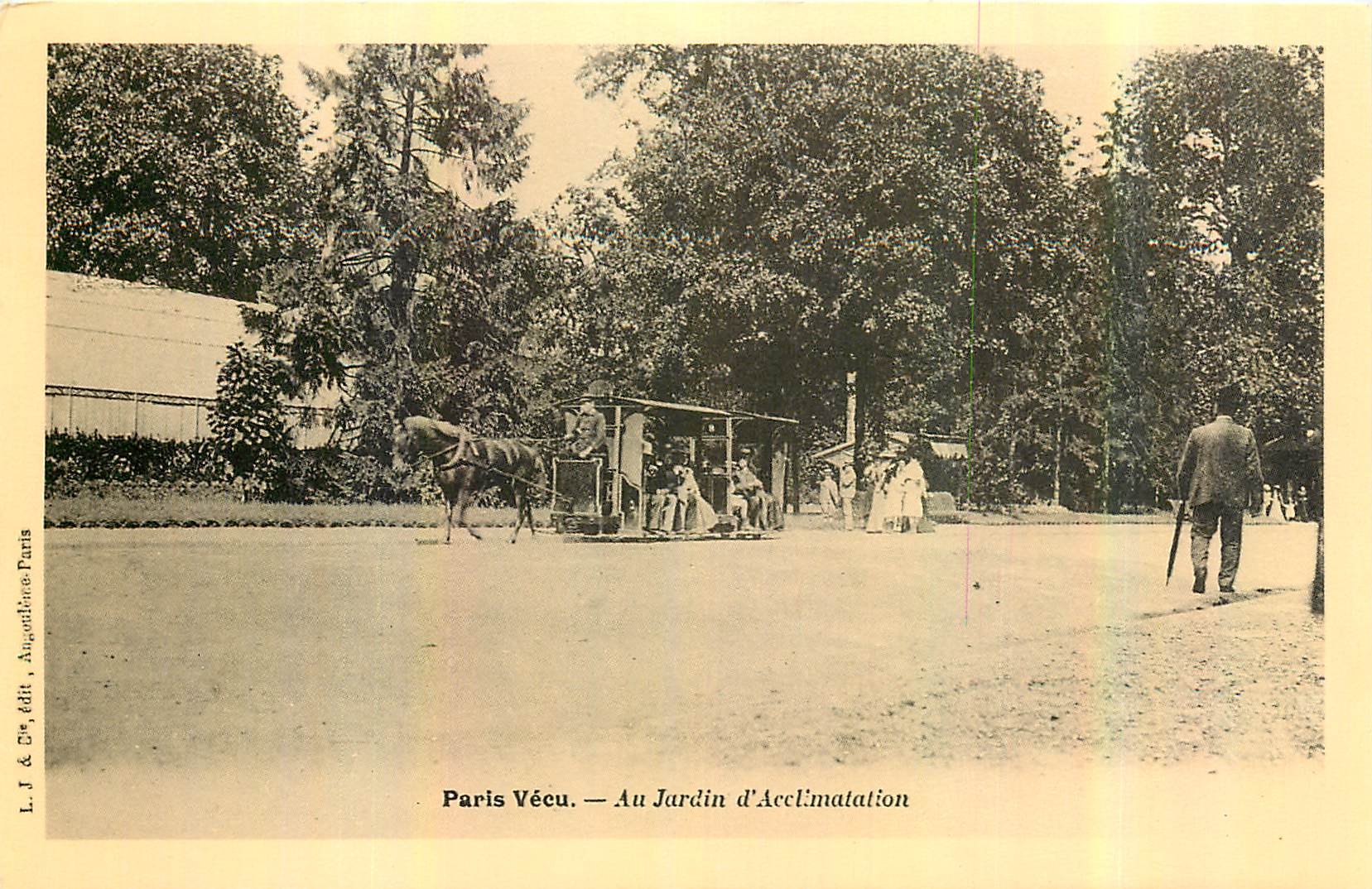 Jardin d'Acclimatation — Paris Vécu — L. J. & Dr. édit, Angoullière