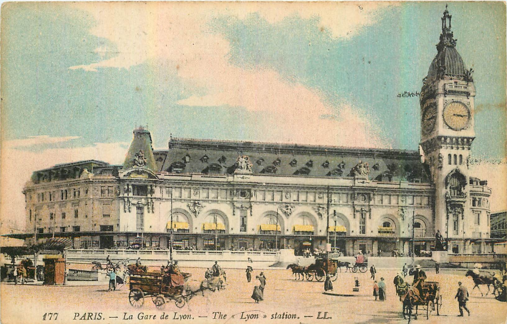 CPA Paris la Gare de Lyon 