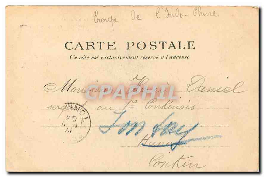 CPA Paris la Bibiliotheque de l'arsenal  — Rückseite