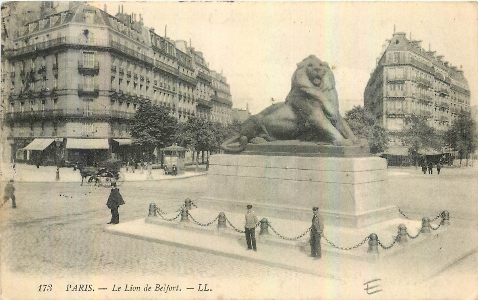 CPA Paris le Lion de Belfort 