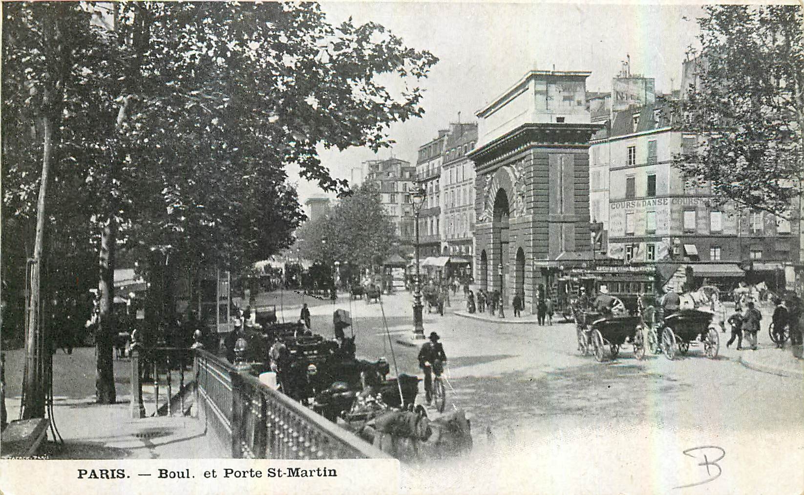 CPA Paris Boul et porte St Martin 
