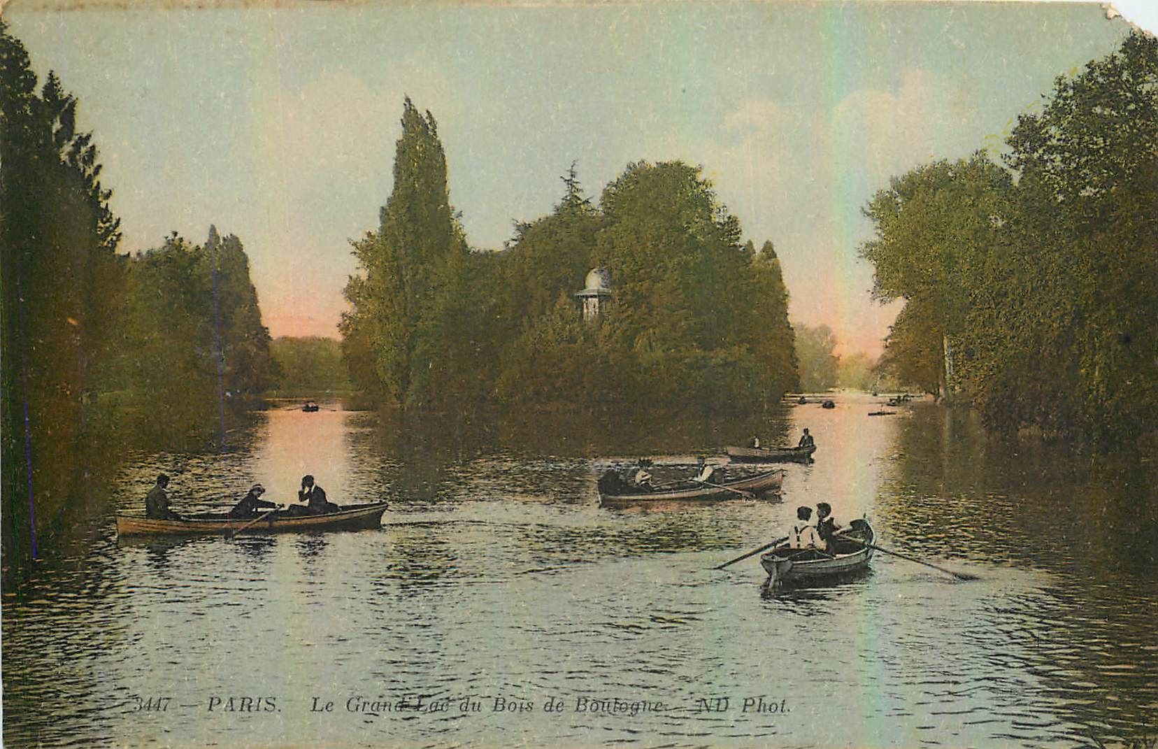 CPA Paris le Grand Lac du Bois de Boulogne 