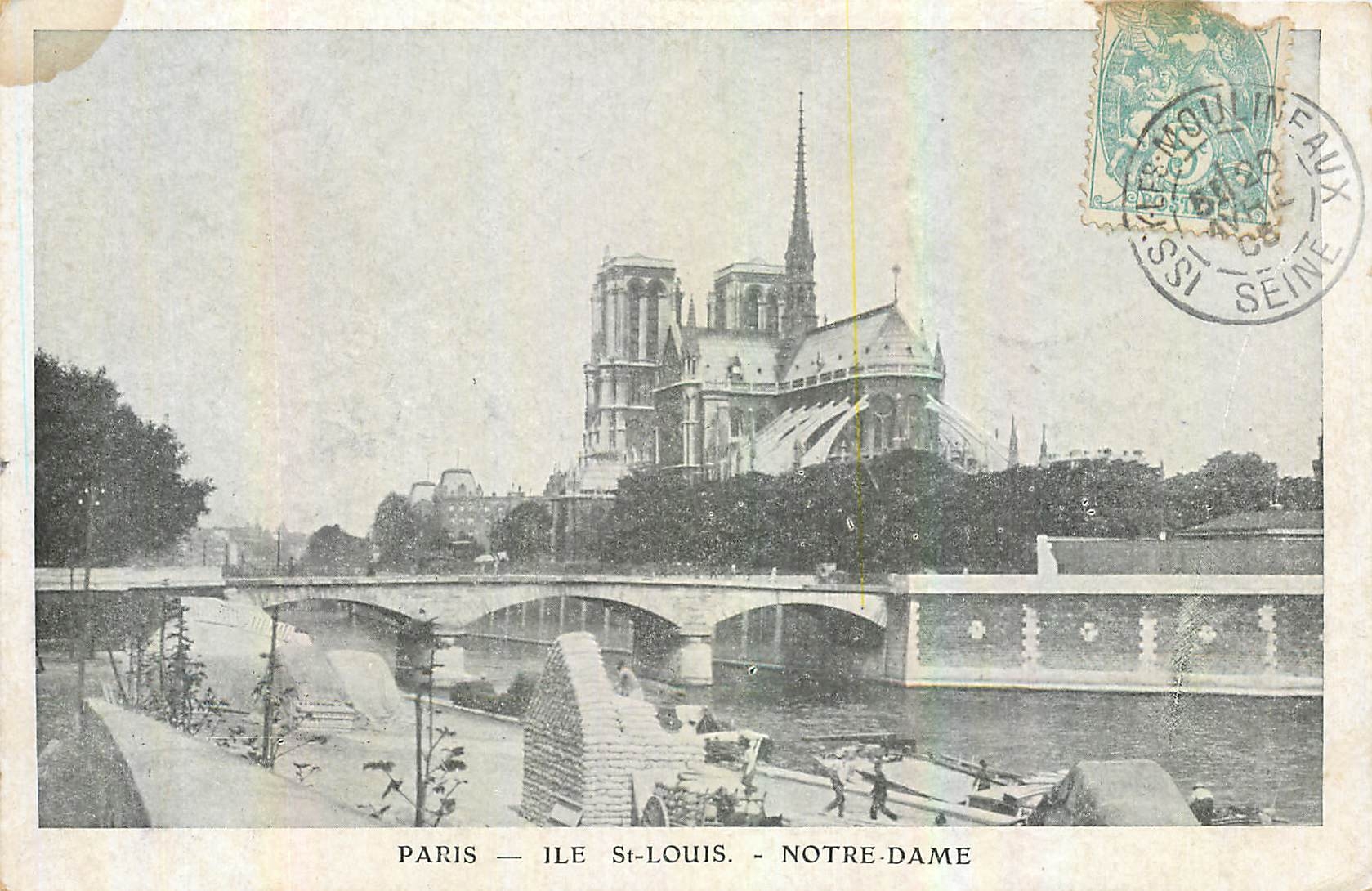 CPA Paris Ile St Louis Notre Dame 