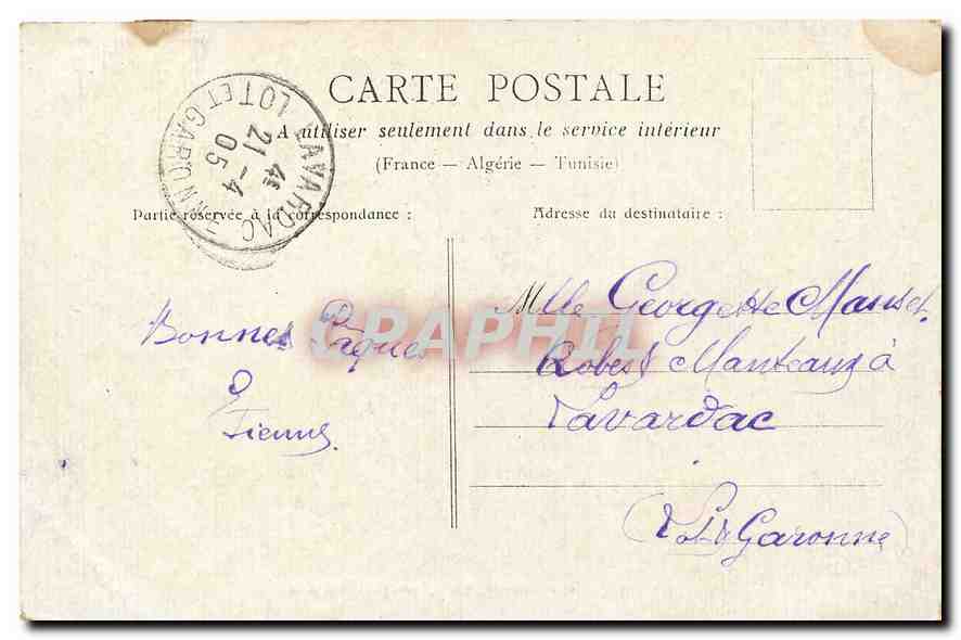 CPA Paris Ile St Louis Notre Dame  — Rückseite