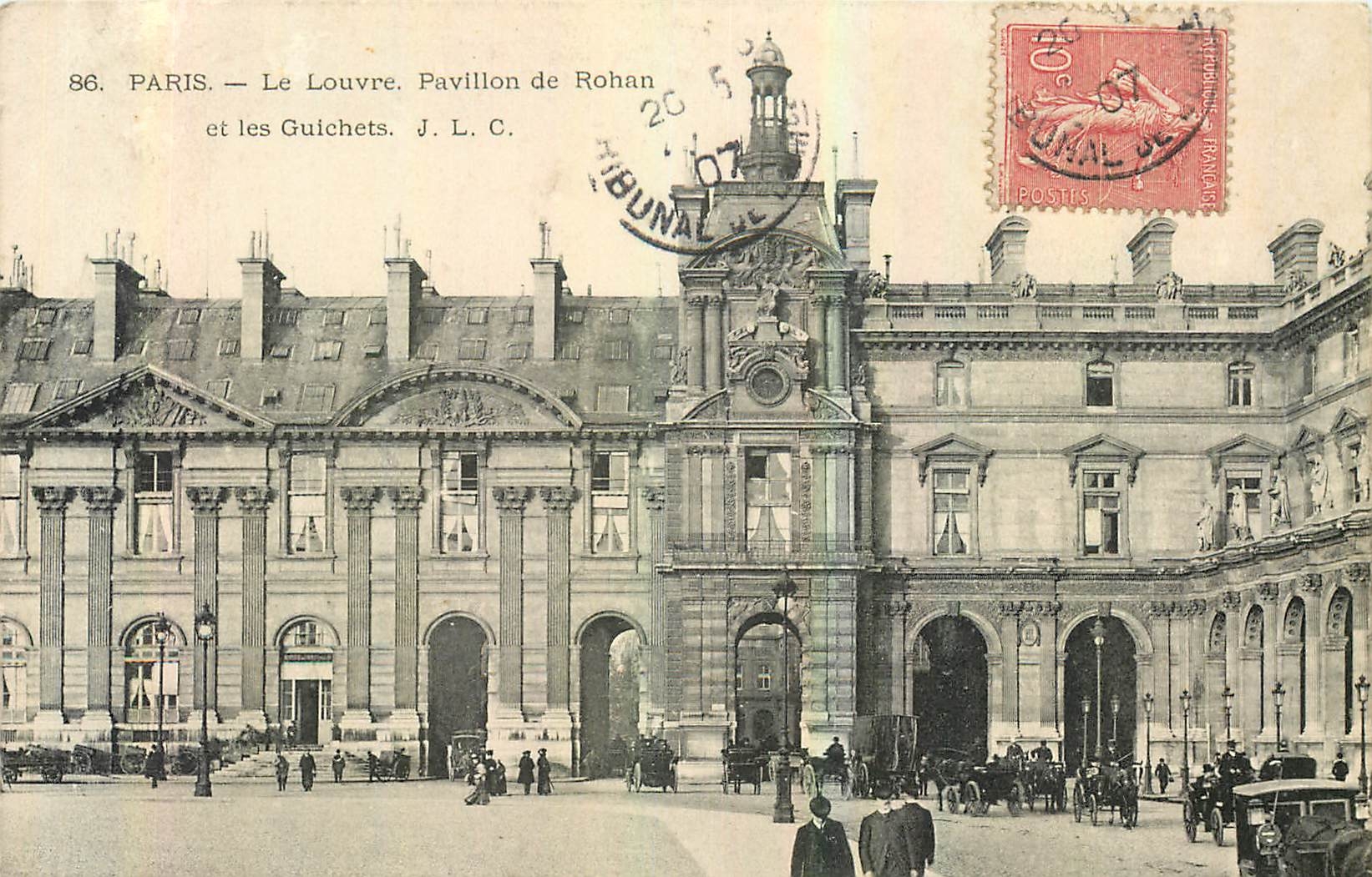 CPA Paris le Louvre Pavillon de Rohan et les Guichets 