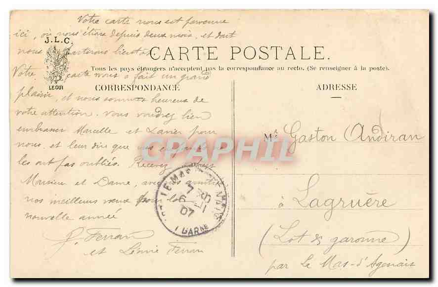 CPA Paris le Louvre Pavillon de Rohan et les Guichets  — Rückseite