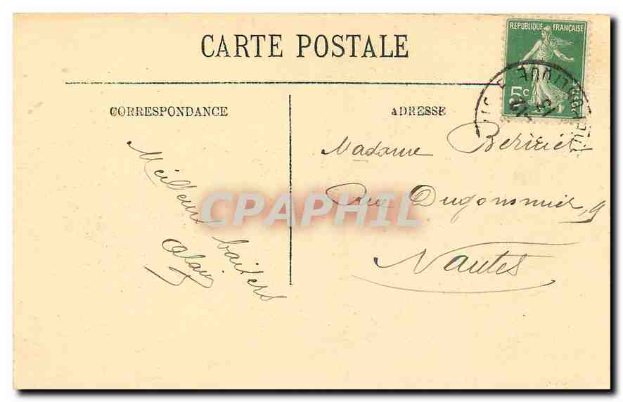 CPA Paris Notre Dame  — Rückseite