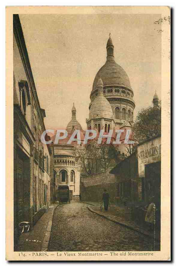 CPA Paris le Vieux Montmartre 