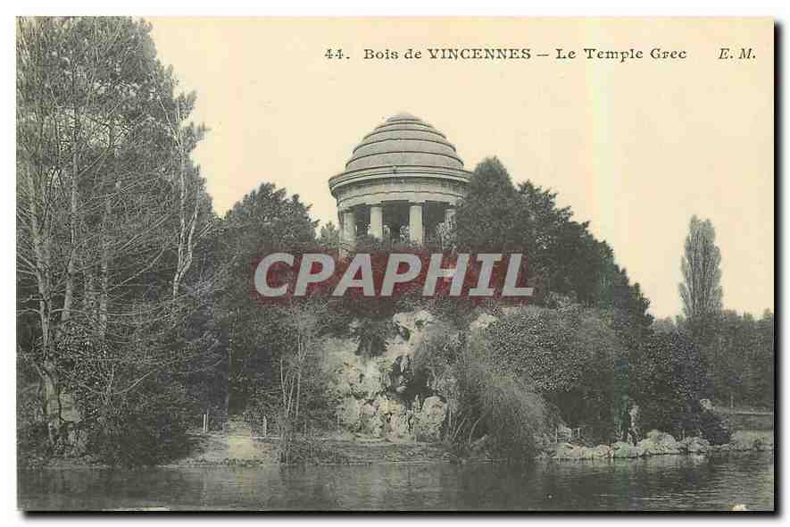 CPA Bois de Vincennes le Temple Grec 