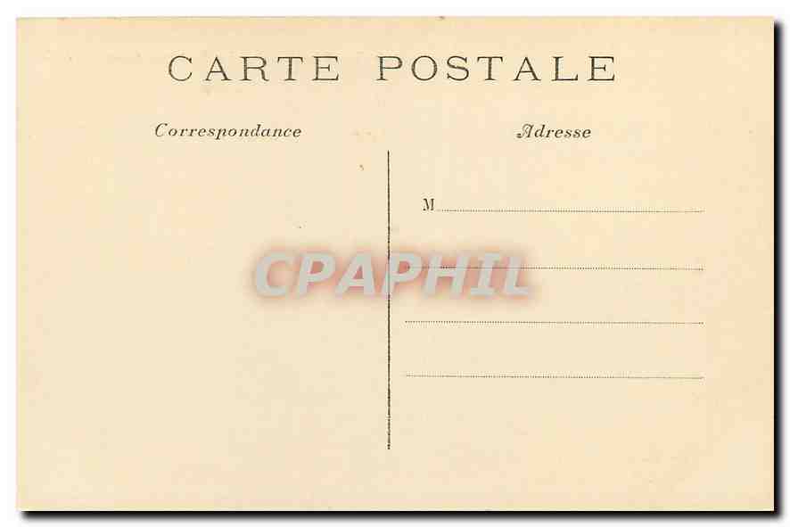 CPA Bois de Vincennes le Temple Grec  — Rückseite