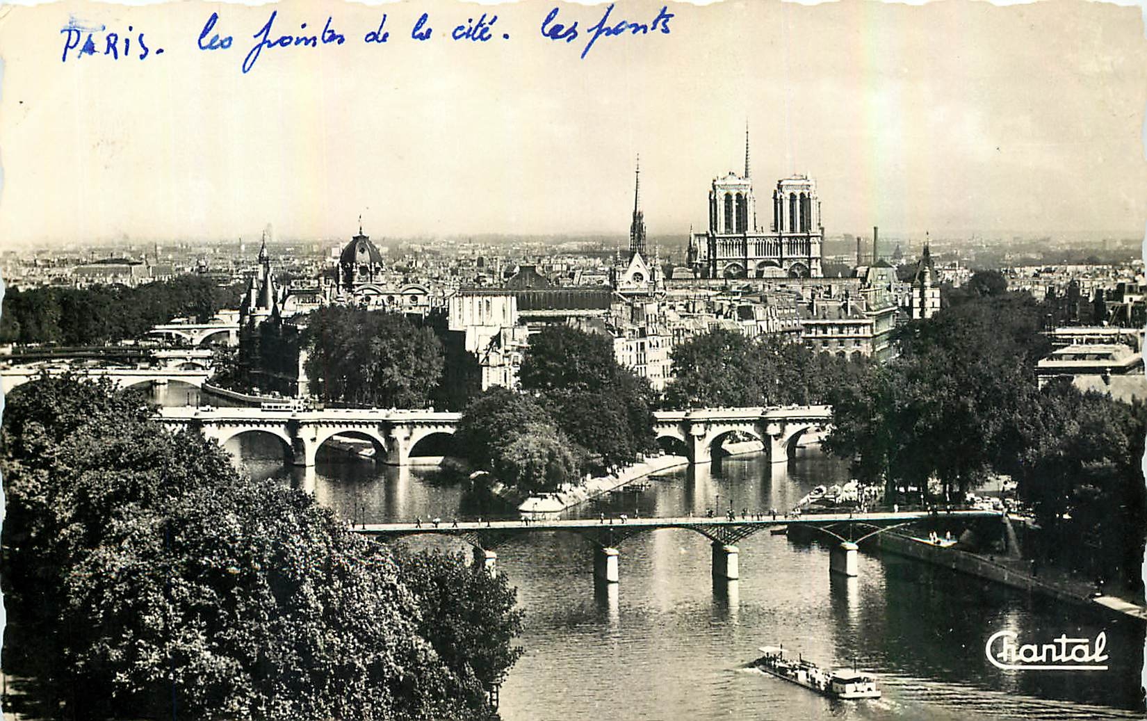 CPA Paris la Pointe de la Cite et les Ponts 