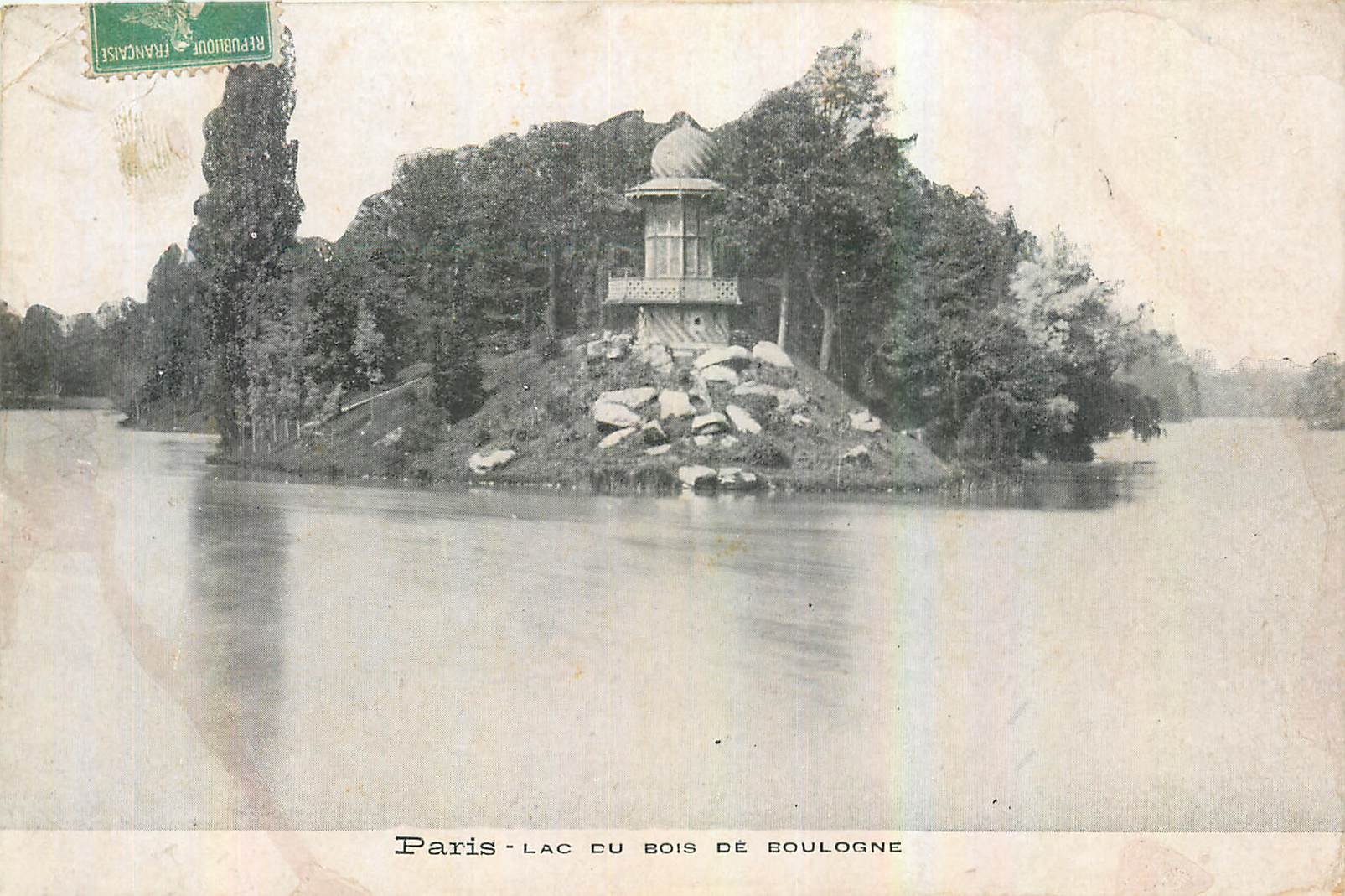 CPA Paris Lac du Bois de Boulogne 