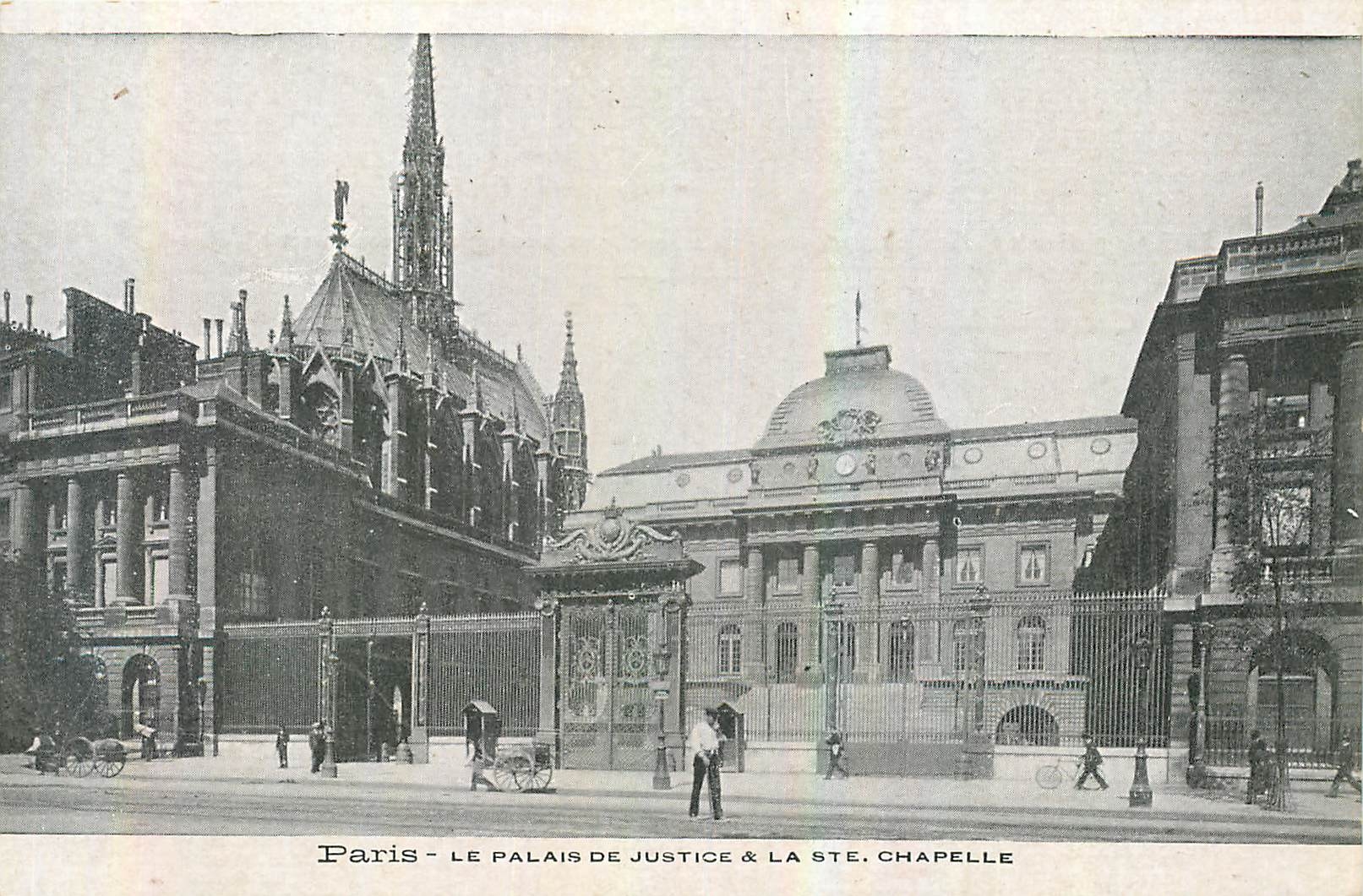 CPA Paris le Palais de Justice et la Ste Chapelle 