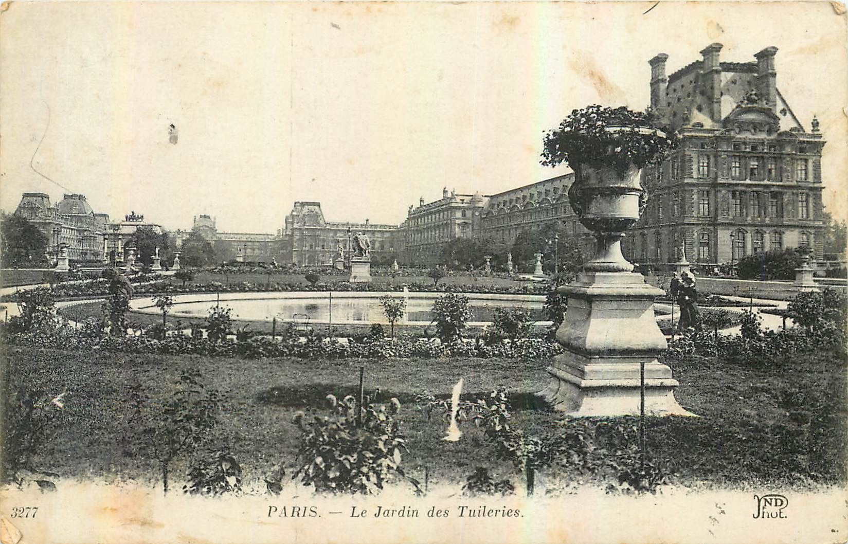 CPA Paris le Jardin des Tuileries 